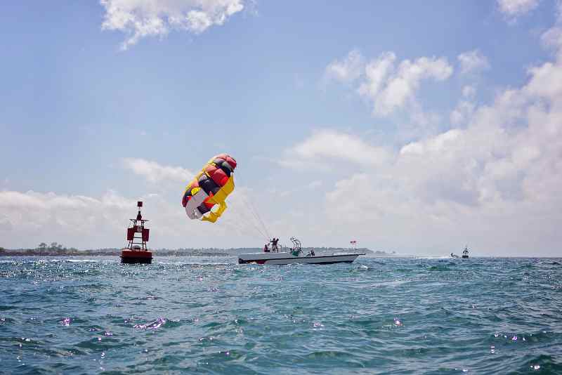 Water activities in Bali