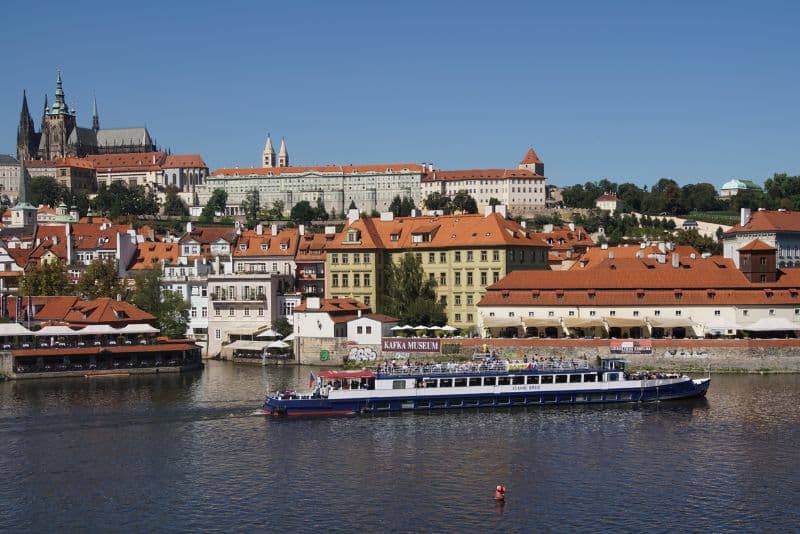 River Cruise Boat on the Vltava River