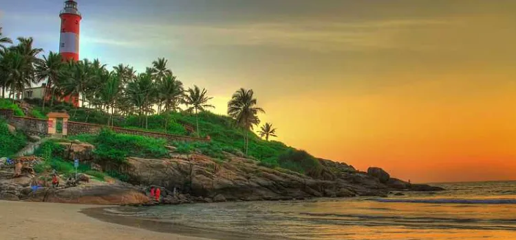 Watch Sunset at Kovalam Beach