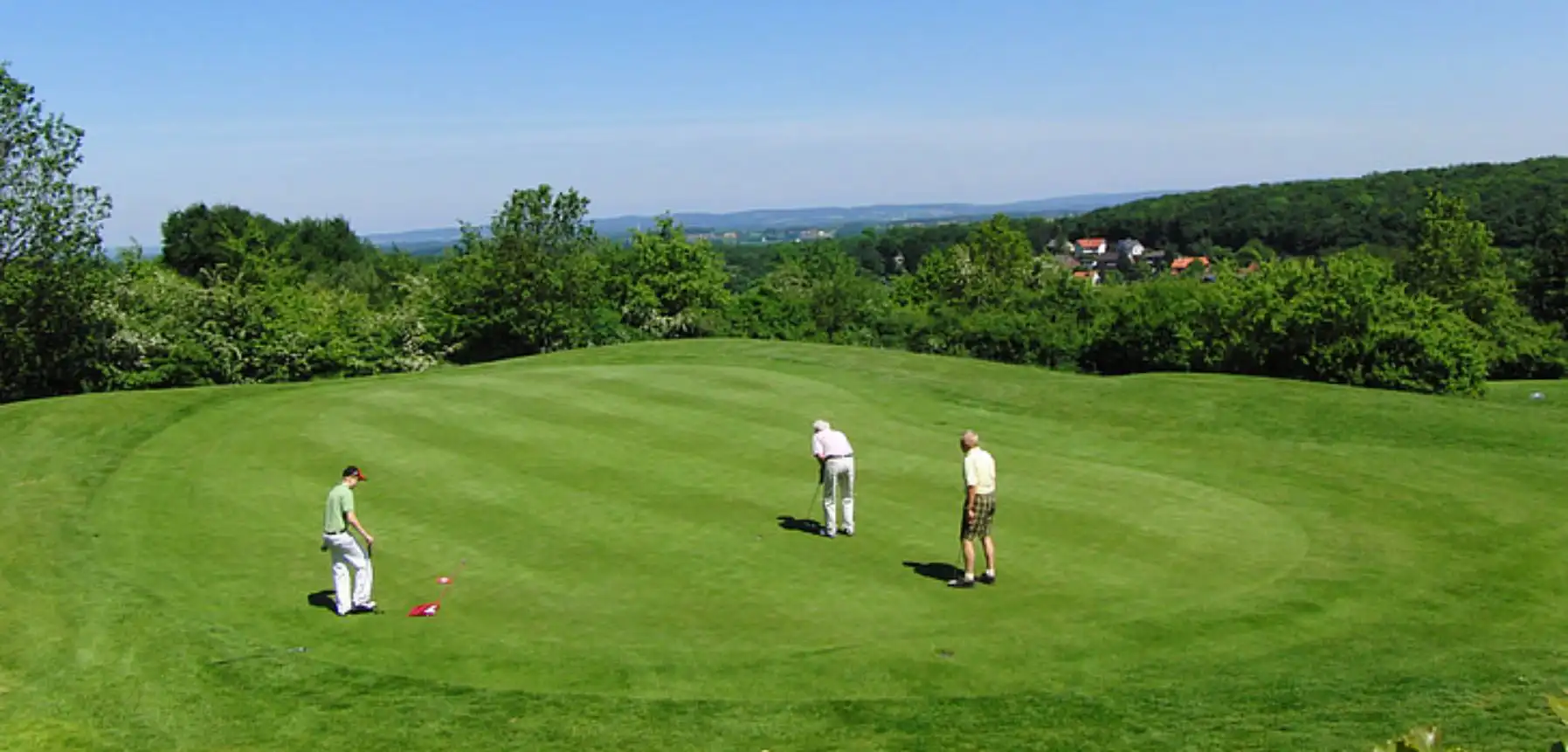 Golfing at Golf Club