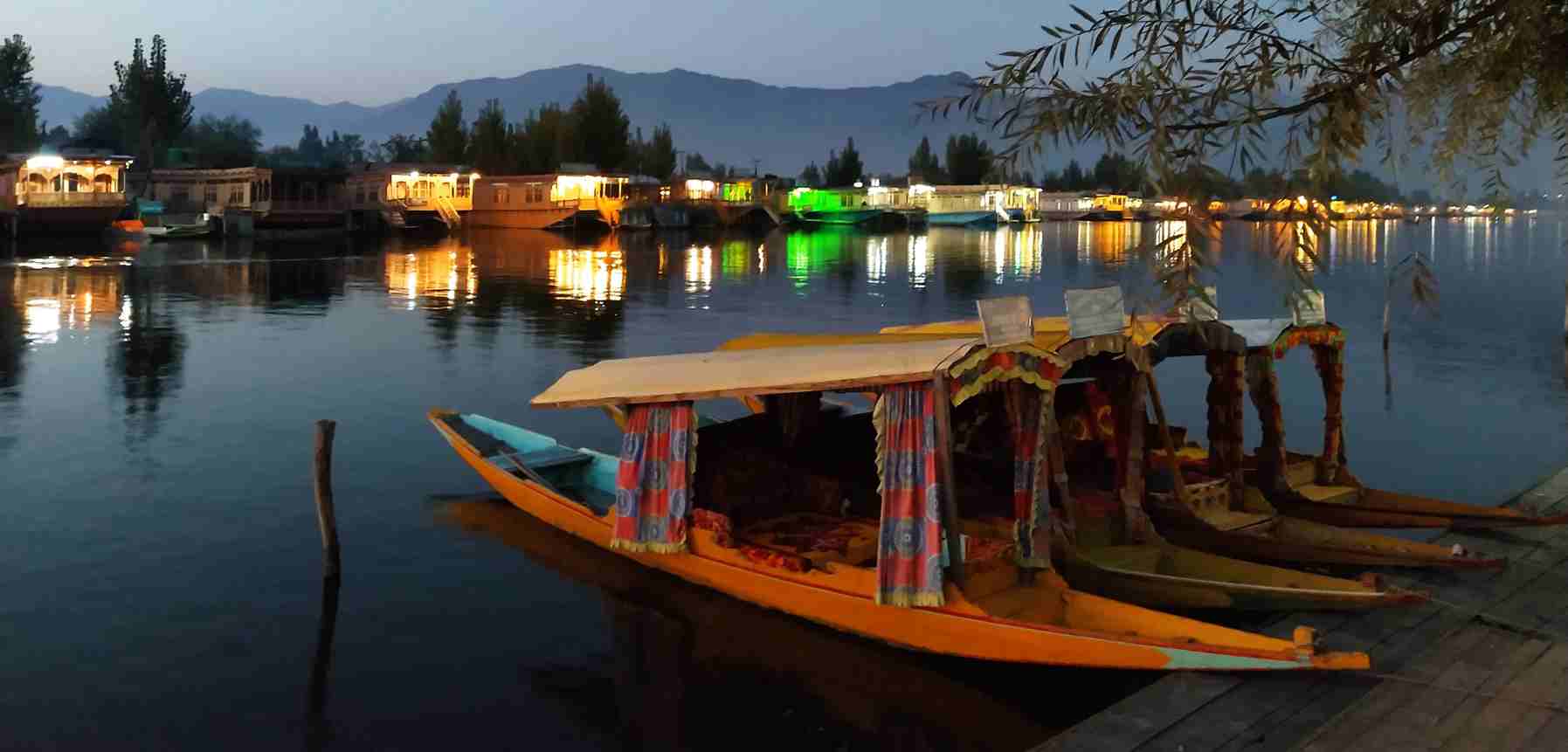 Shikara rides on Dal Lake